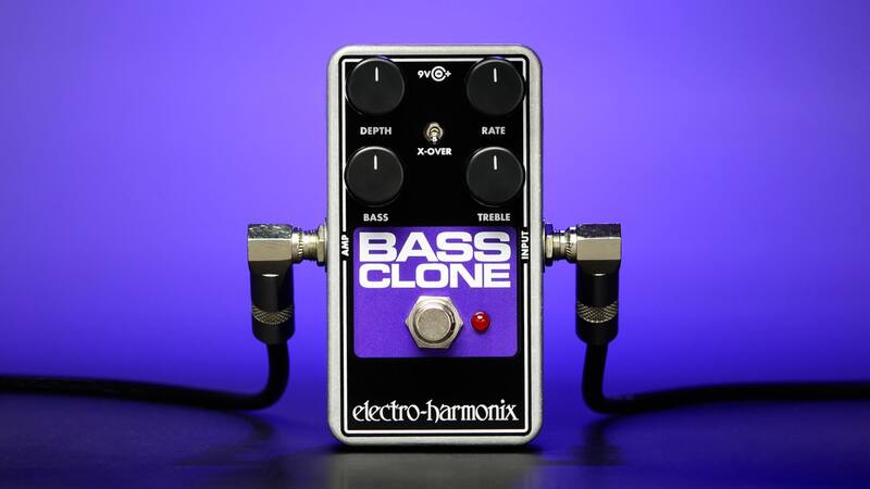 Pedal de coro de baixo Electro-Harmonix Bass Clone - Pedal para